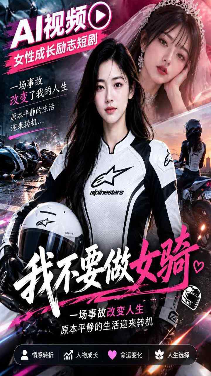 【AI成人视频】我不要做女骑 一场事故改变人生 原本平静的生活迎来转机