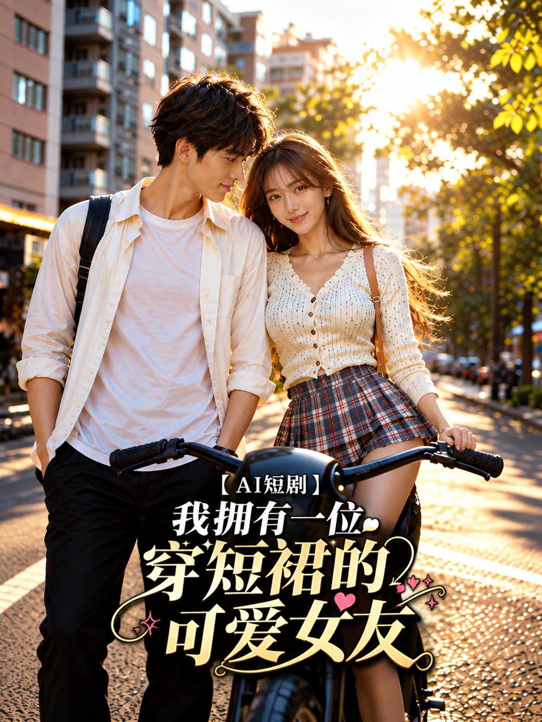 【AI成人短】我拥有一位穿短裙的可爱女友