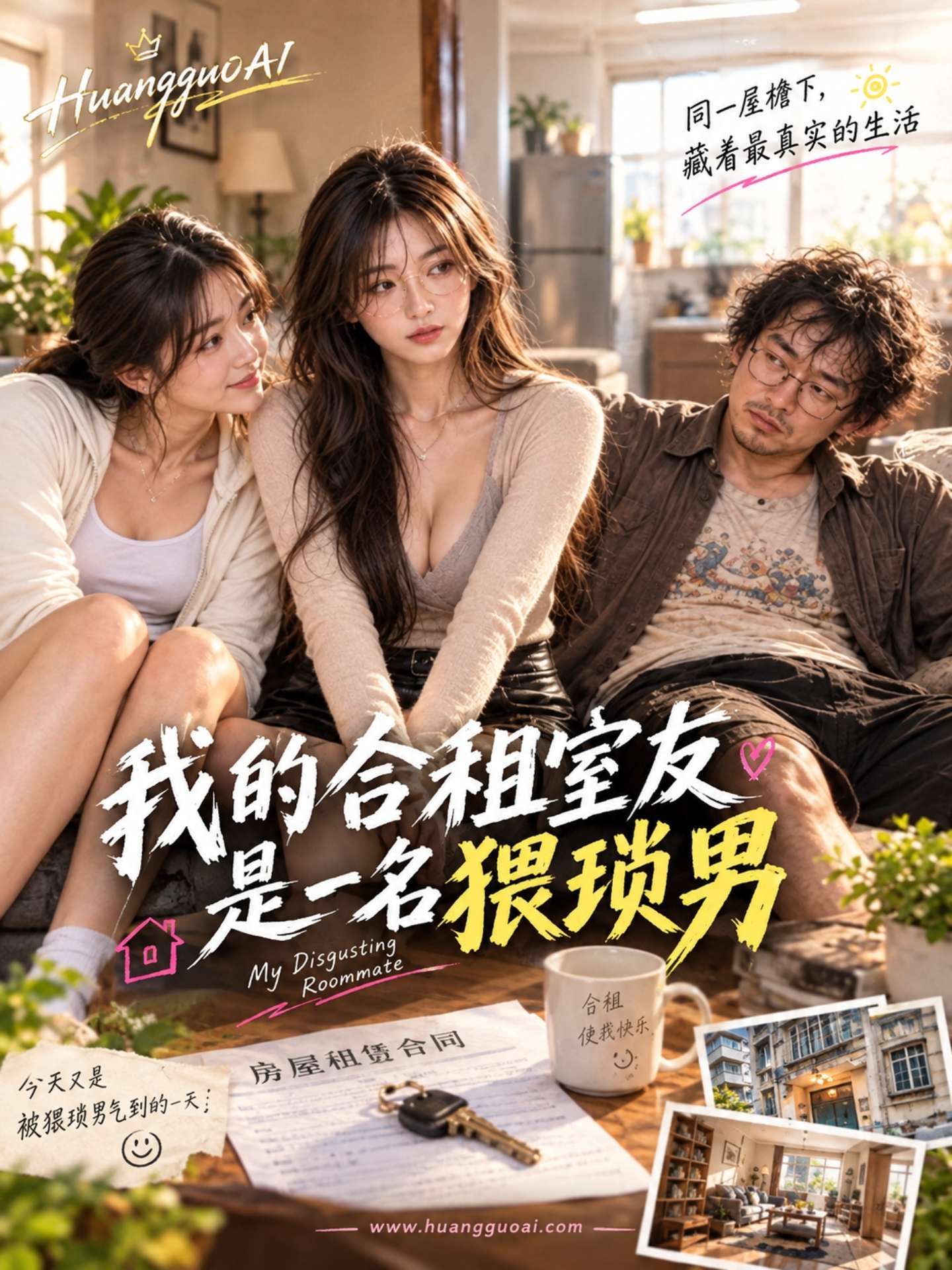 【AI成人短剧】我的合租室友是一名猥琐男