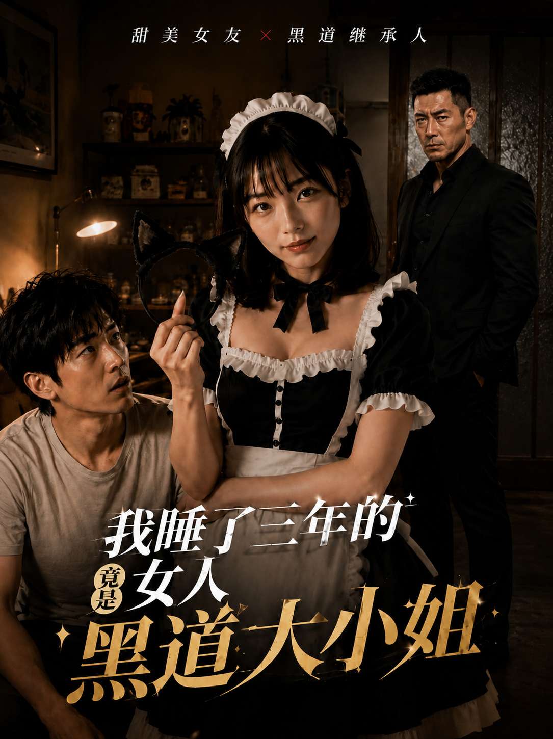 【AI成人短】我睡了三年的女人竟是黑道大小姐