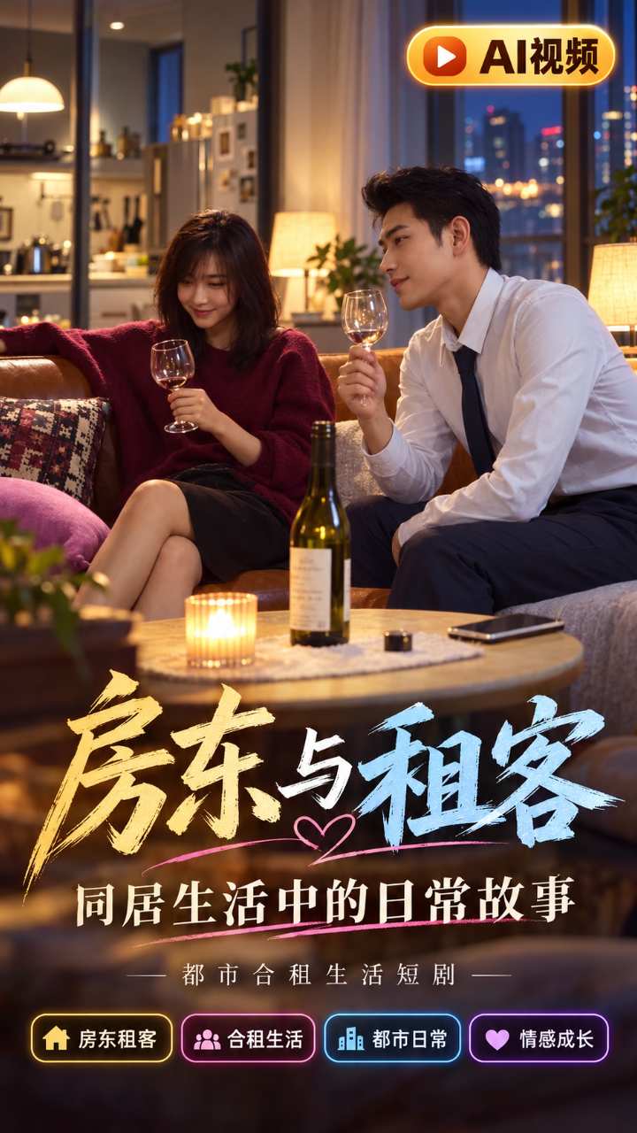 【AI成人视频】房东与租客 同居生活中的日常故事