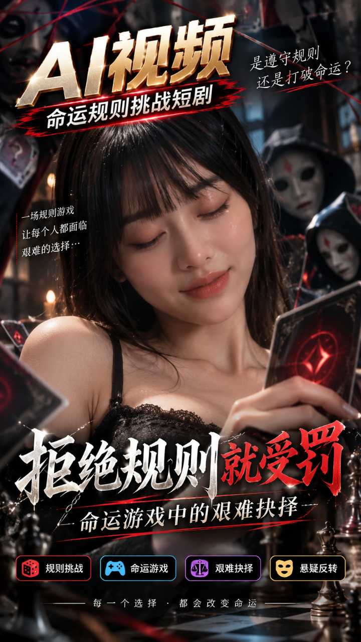 【AI成人视频】拒绝规则就受罚 命运游戏中的艰难抉择