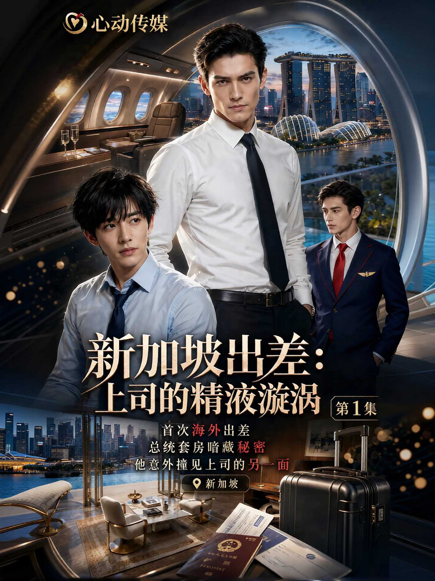 【AI成人短】新加坡出差，上司的精液漩涡