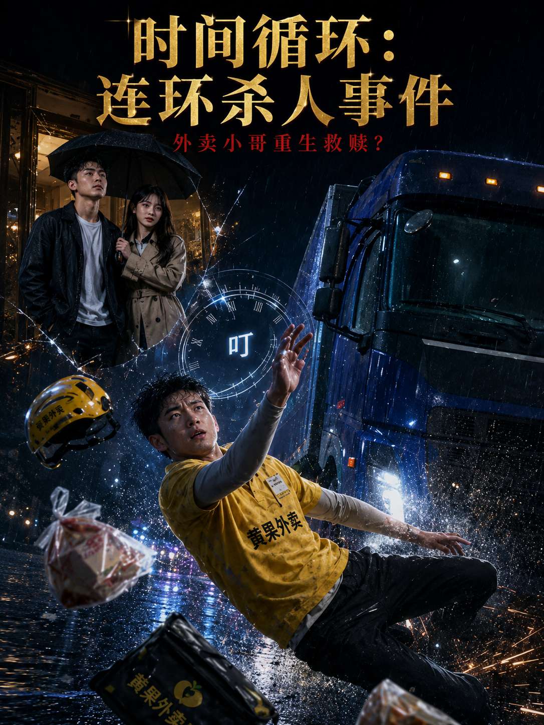 【AI成人短】时间循环：连环杀人事件