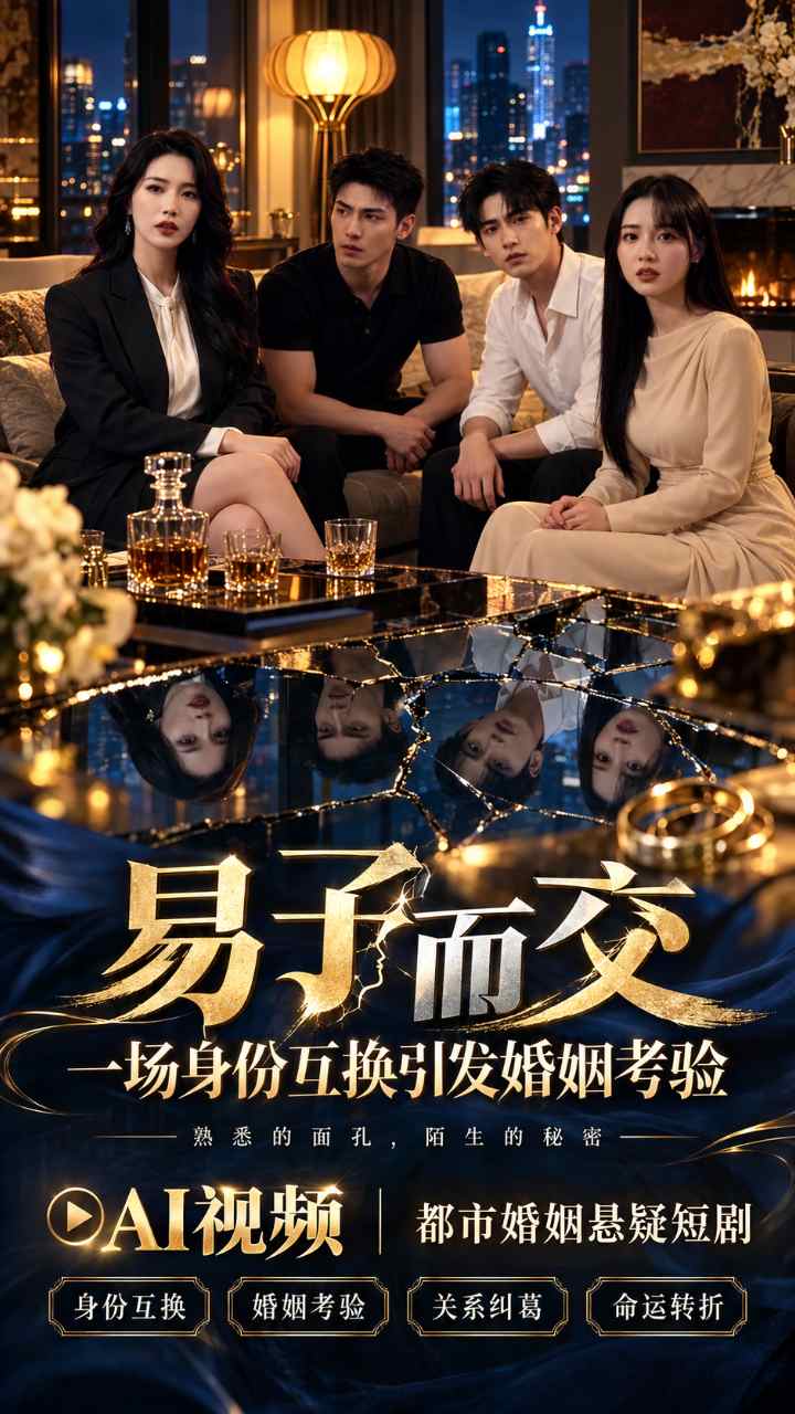 【AI成人视频】易子而交 一场身份互换引发婚姻考验
