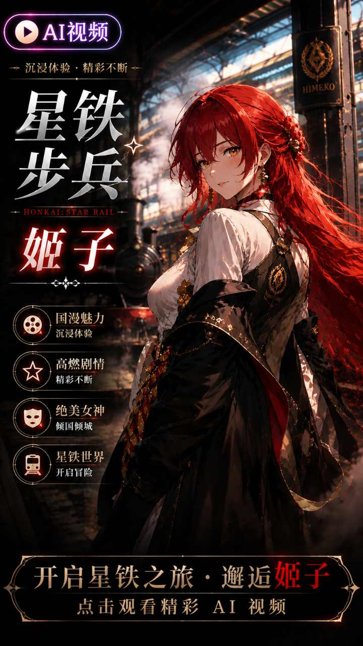 【AI成人视频】星铁步兵 姬子