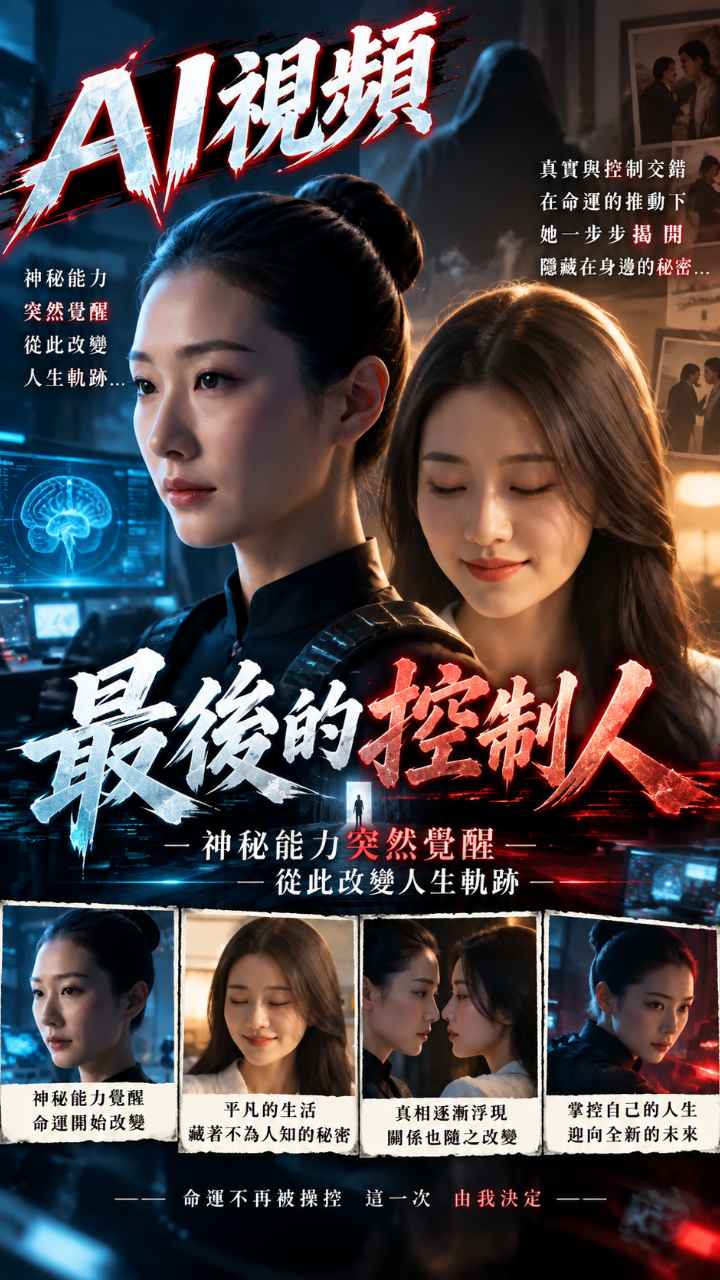 【AI成人视频】最后的控制人 神秘能力突然觉醒 从此改变人生轨迹