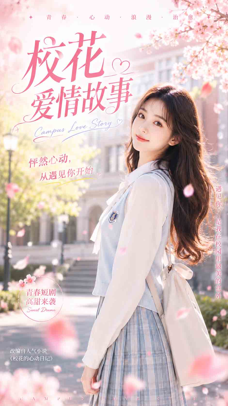 【AI成人短剧】校花爱情故事