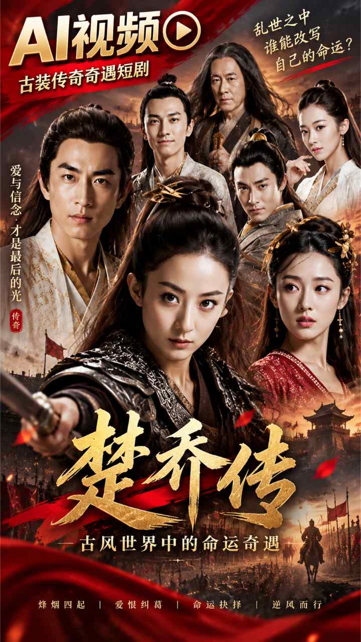 【AI成人视频】楚乔传 古风世界中的命运奇遇