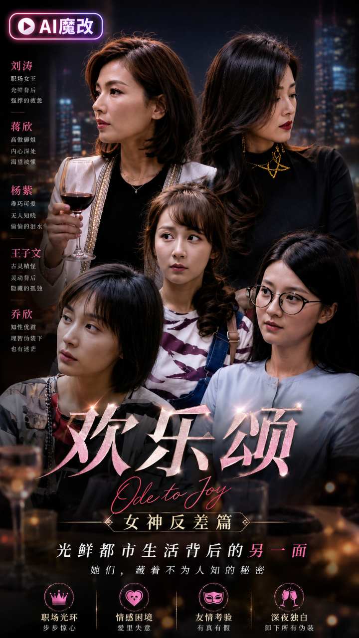 【AI成人视频】欢乐颂 成人版 刘涛 蒋欣 王子文 杨紫女神的堕落