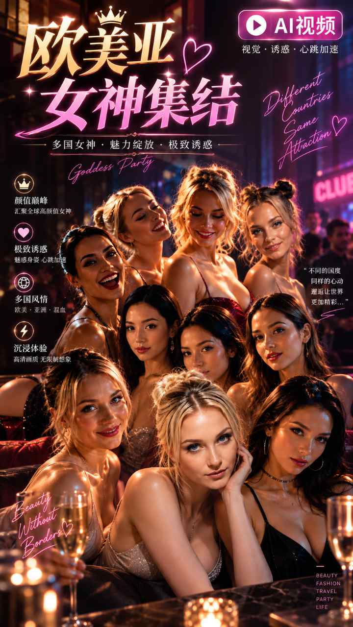 【AI成人视频】欧美亚众美女 好身材大奶子诱惑十足 这才是科技的力量