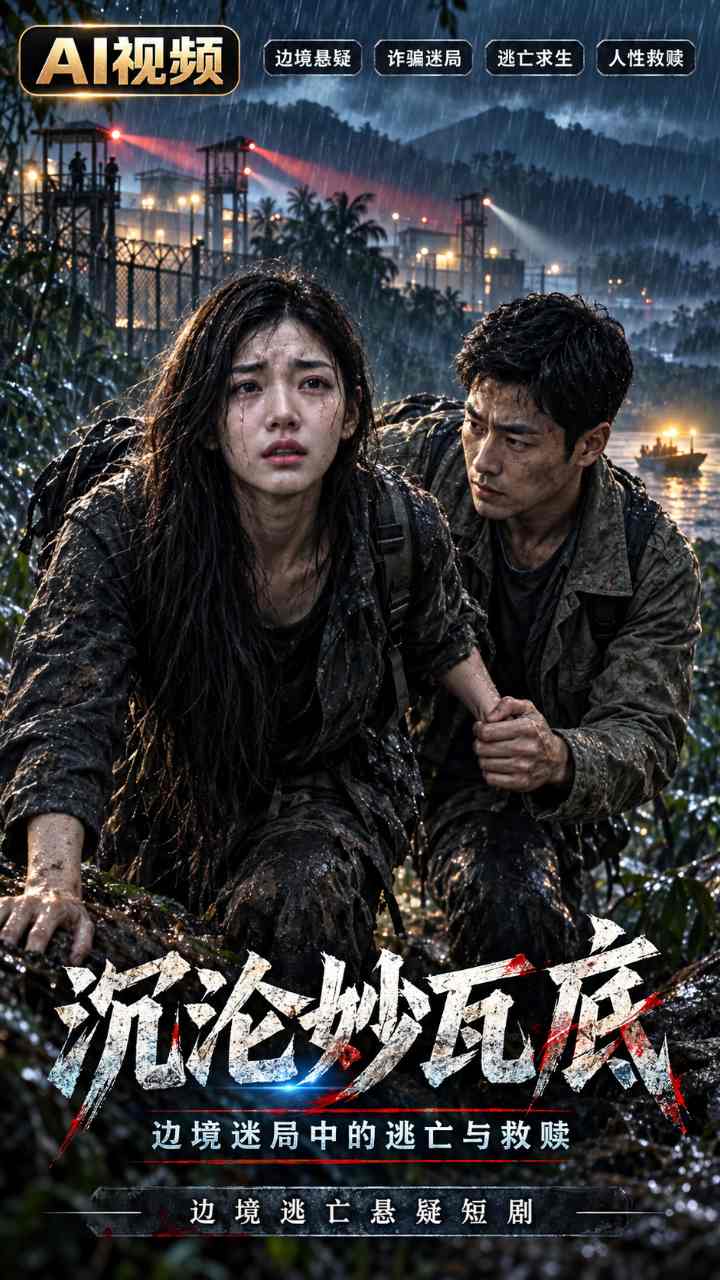 【AI成人视频】沉沦妙瓦底 边境迷局中的逃亡与救赎