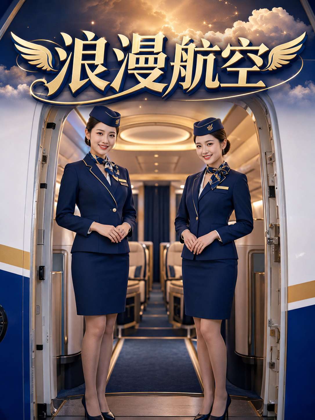 【AI成人短】浪漫航空