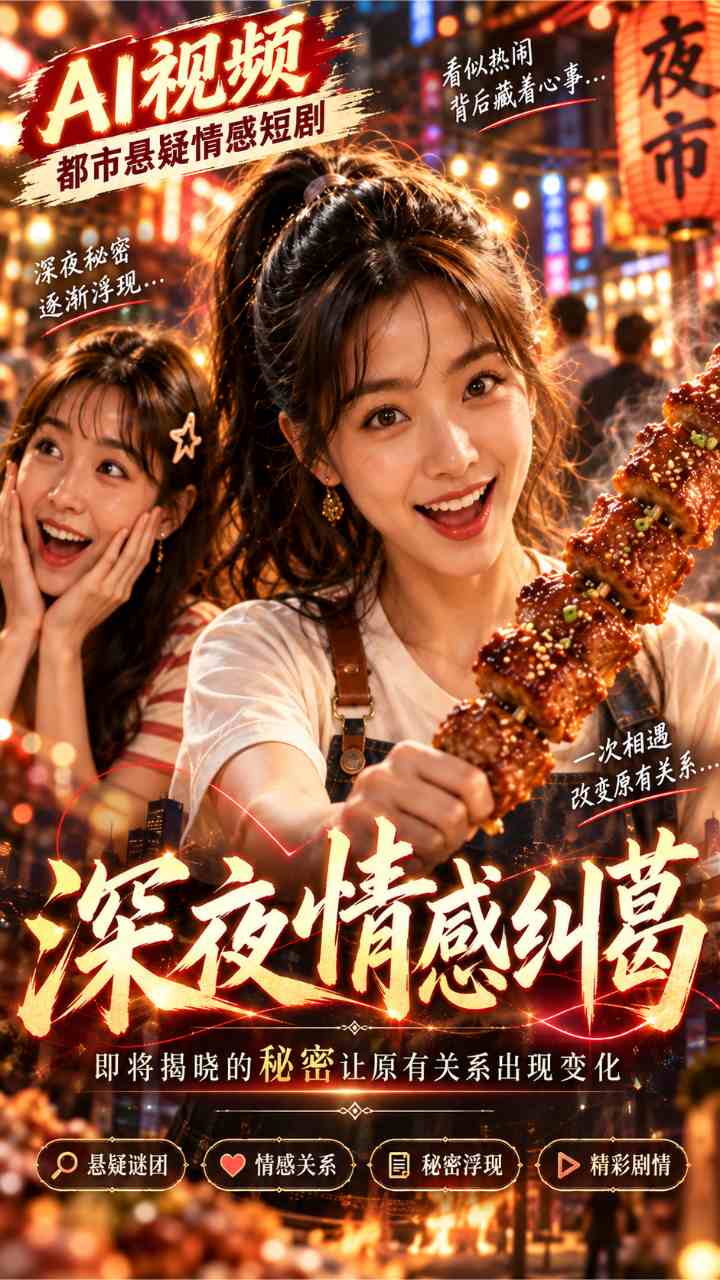 【AI成人视频】深夜情感纠葛 即将揭晓的秘密让原有关系出现变化