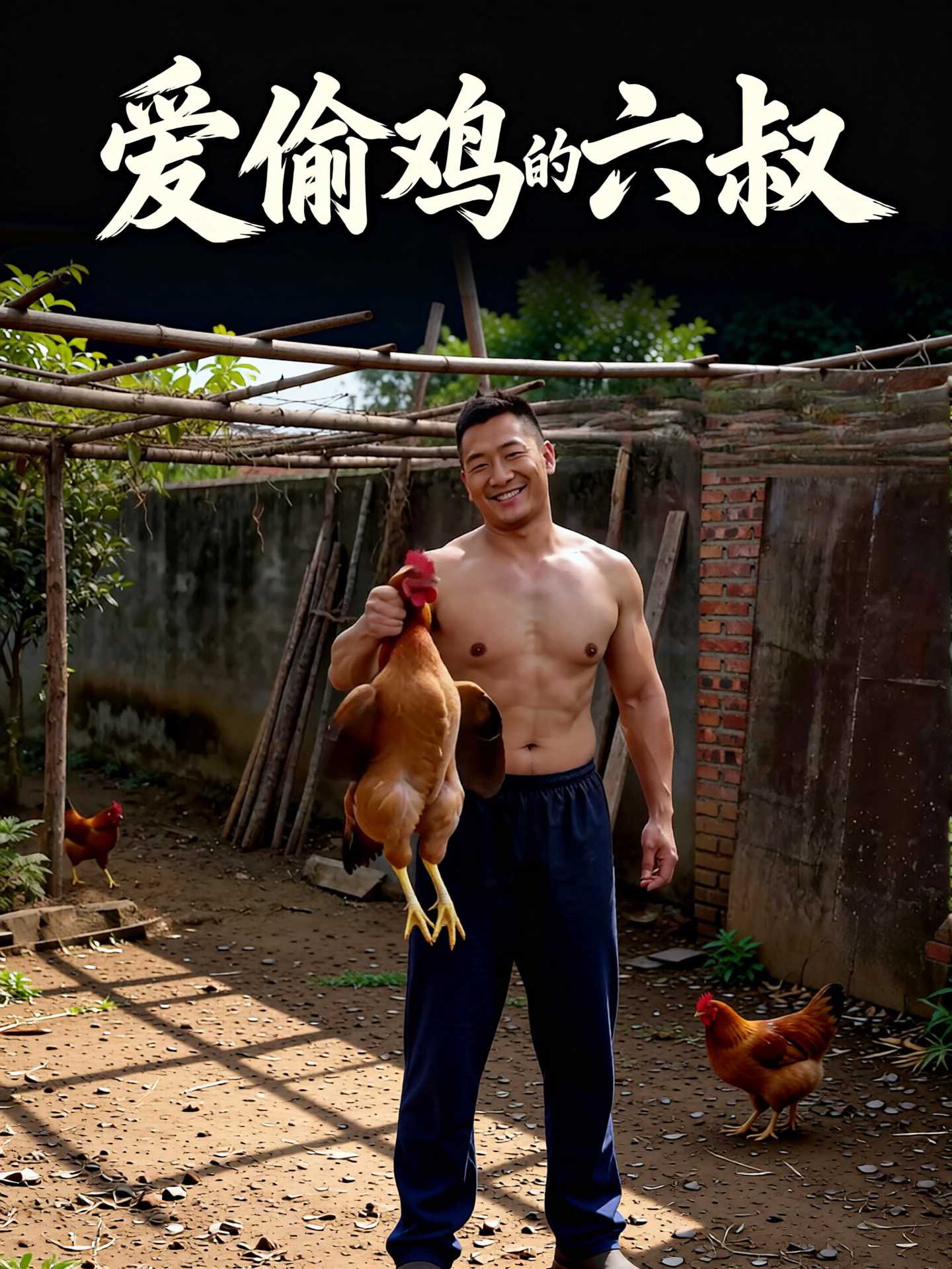 【AI成人短】爱偷鸡的六叔