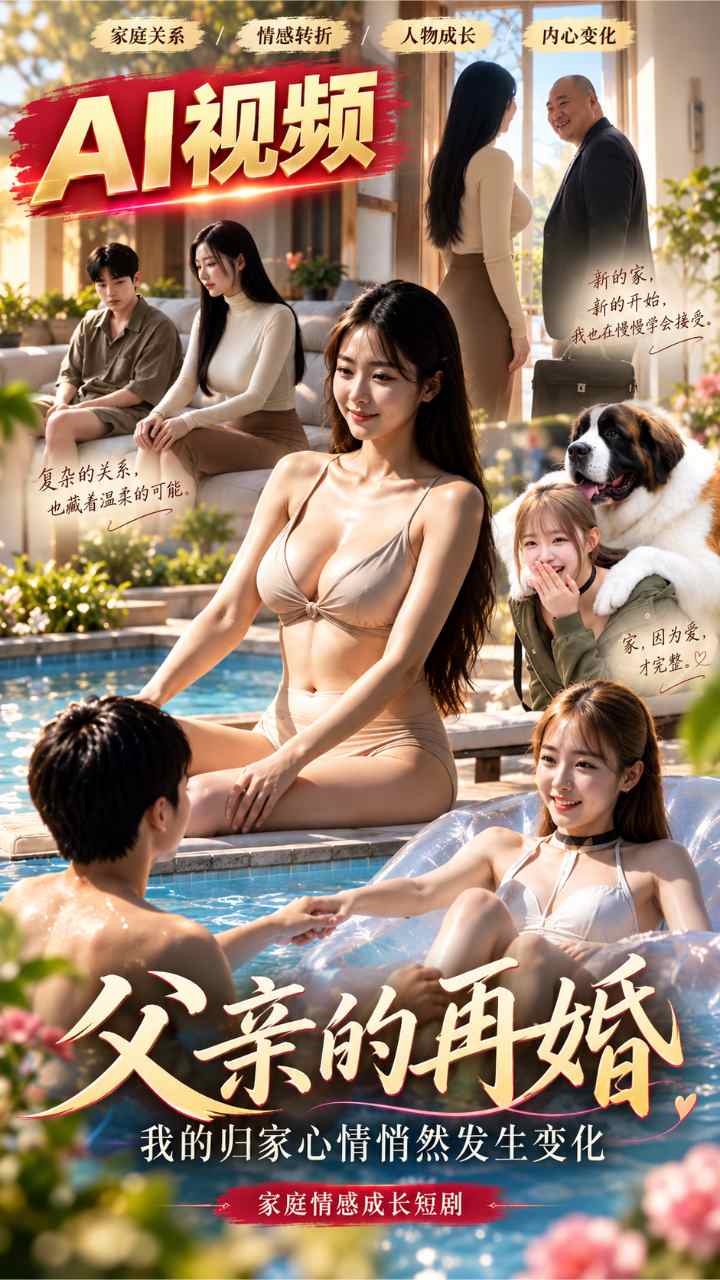 【AI成人视频】父亲的婚后 我的归家心情悄然发生变化