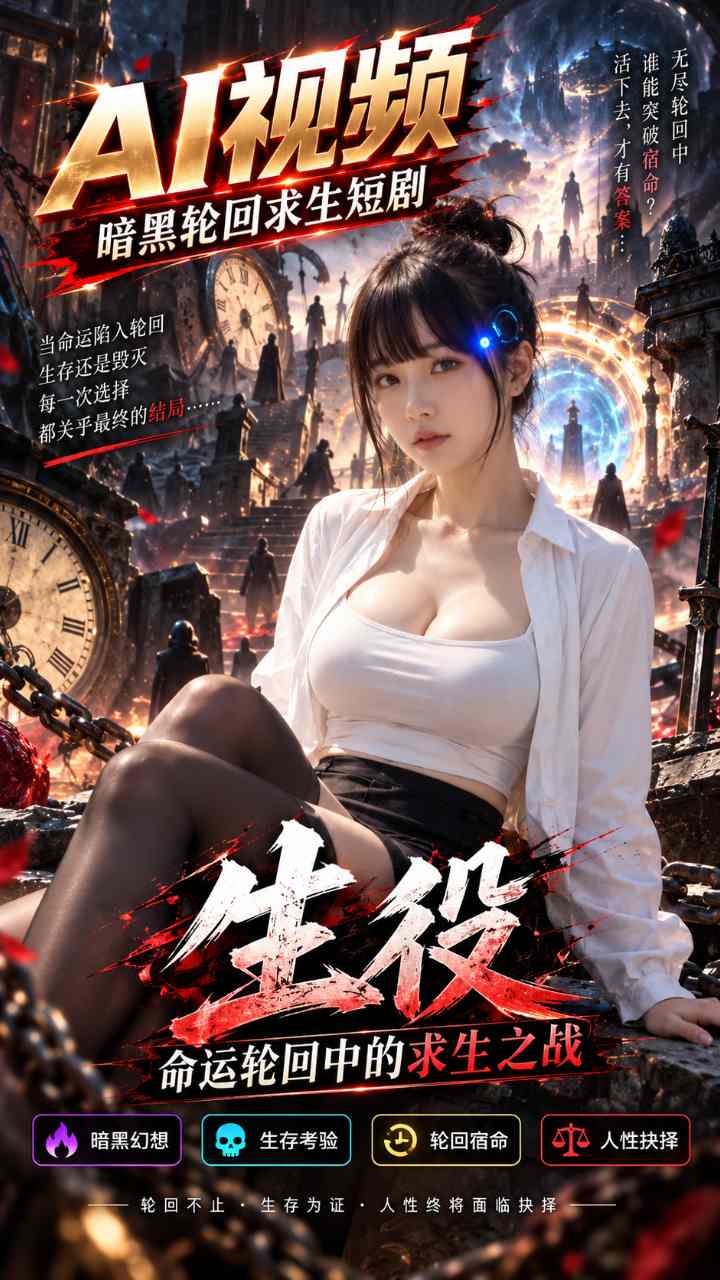 【AI成人视频】生役 命运轮回中的求生之战