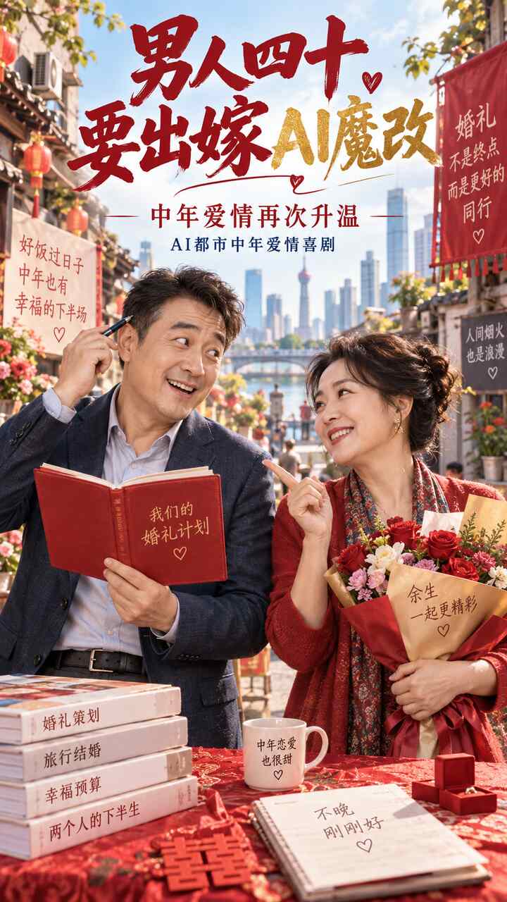 【AI成人视频】男人四十要出嫁 中年爱情再次升温