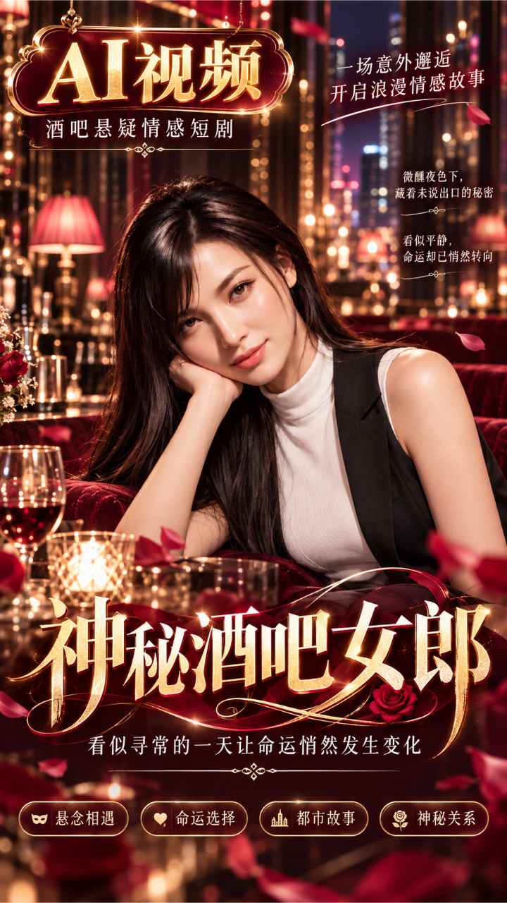 【AI成人视频】神秘酒吧女郎 看似寻常的一天让命运悄然发生变化