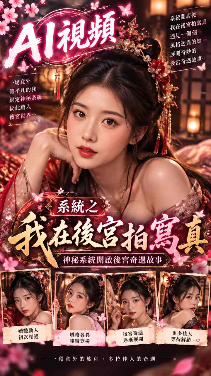 【AI成人视频】系统之我在后宫拍写真 神秘系统开启后宫奇遇故事