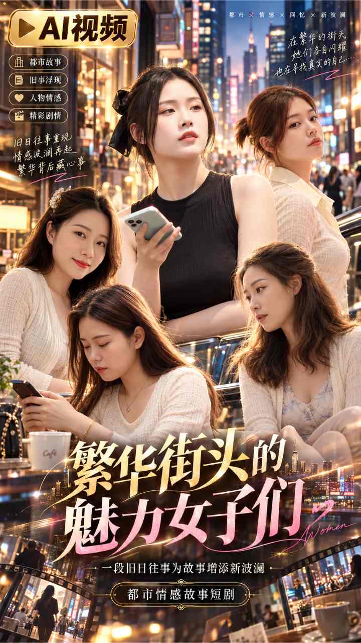 【AI成人视频】繁华街头的魅力女子们 一段旧日往事为故事增添新波澜