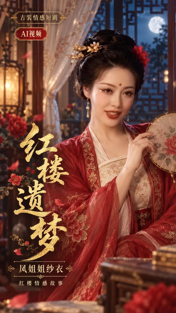 【AI成人视频】红楼遗梦 凤姐姐纱衣 红楼情感故事 凤姐缠绵