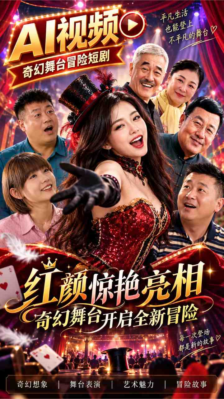 【AI成人视频】红颜惊艳亮相 奇幻舞台开启全新冒险
