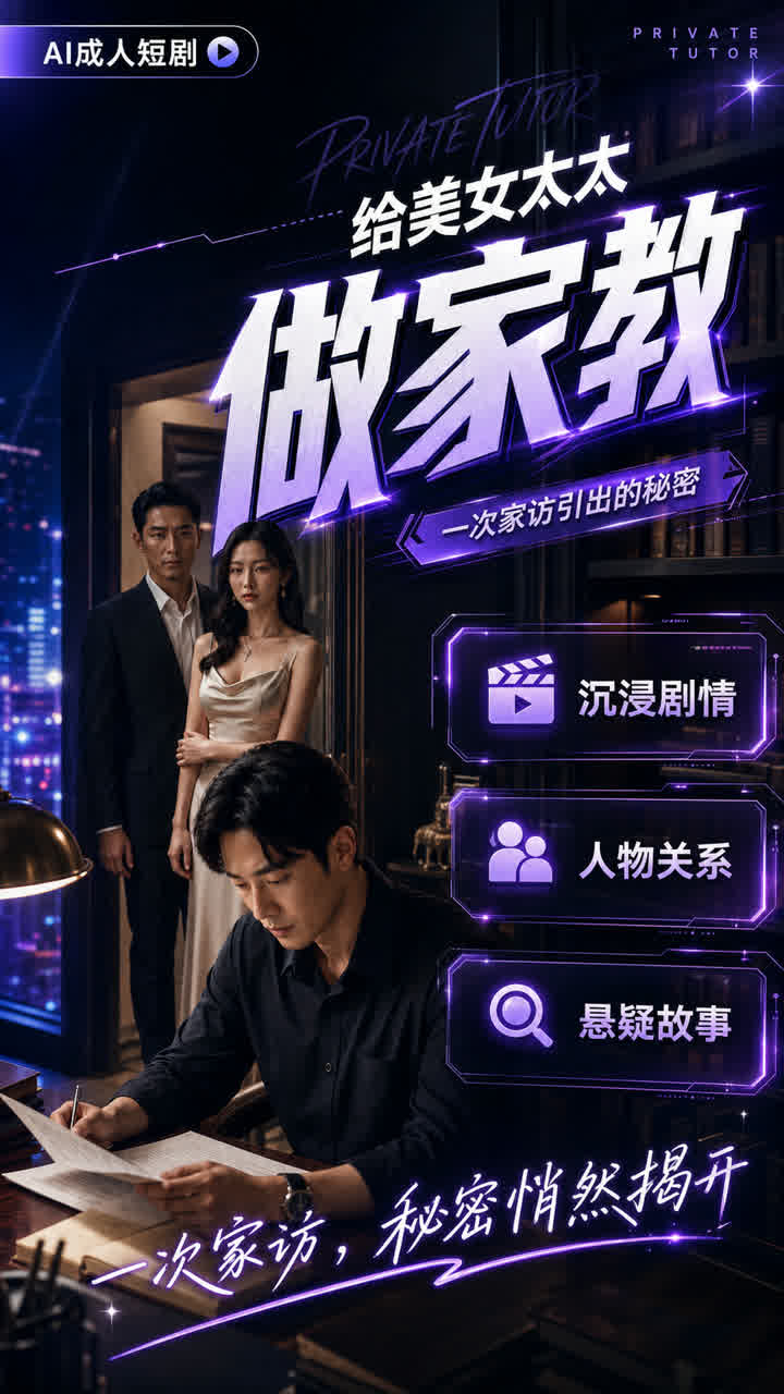 【AI成人视频】给美女太太做家教一次家访引出的秘密