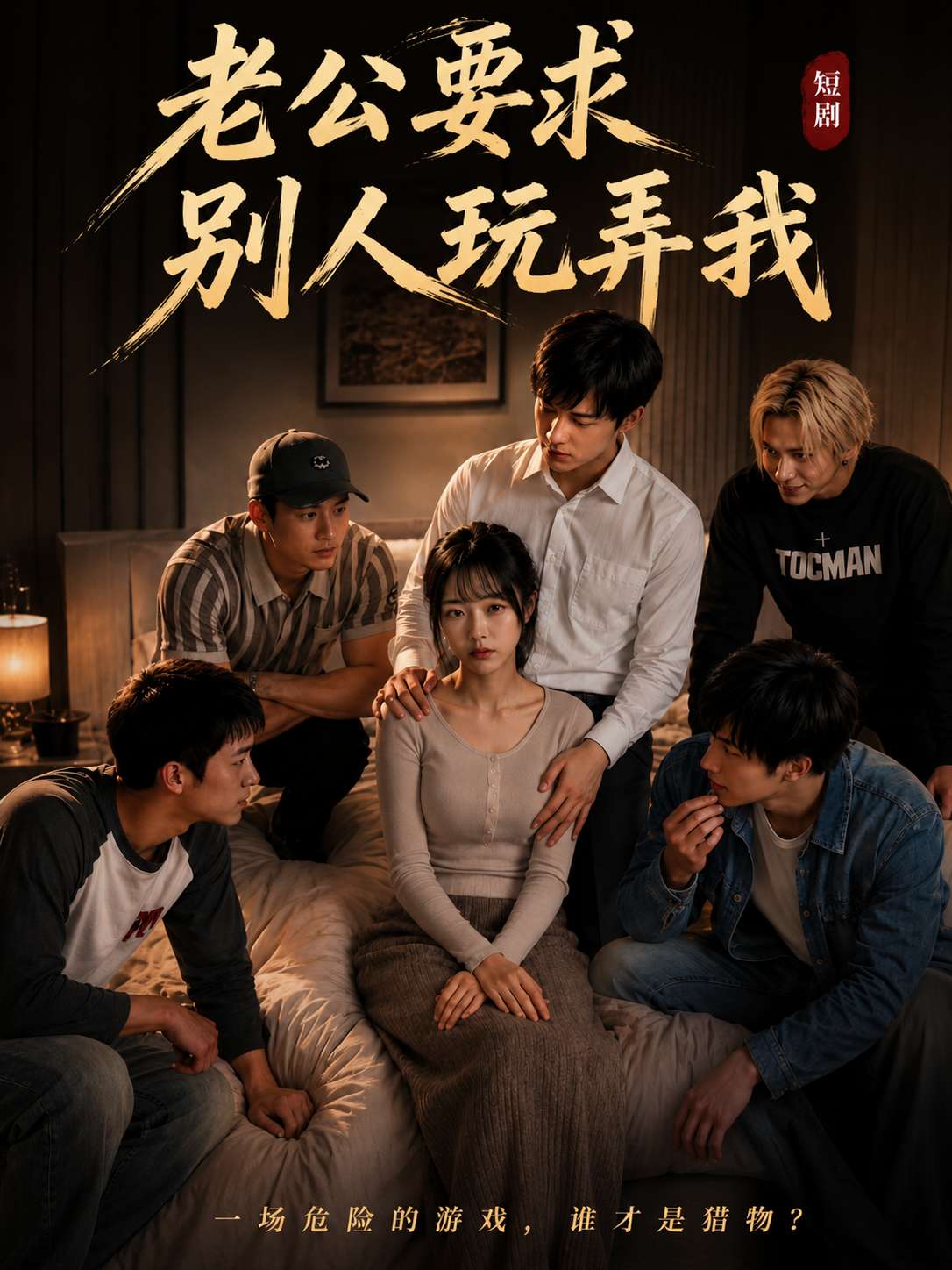 【AI成人短】老公要求别人玩弄我
