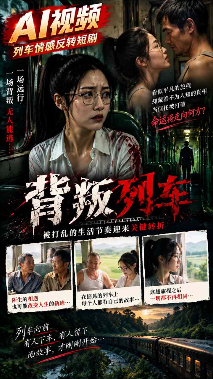 【AI成人视频】背叛列车 被打乱的生活节奏迎来关键转折