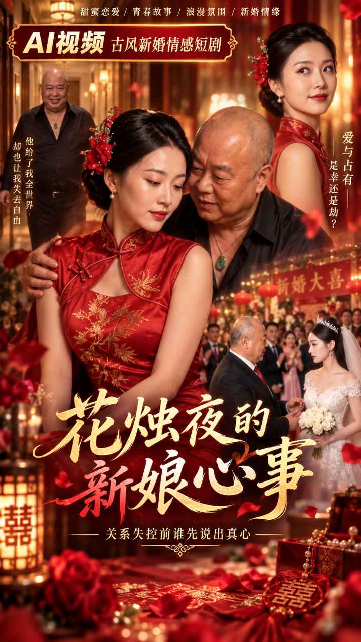 【AI成人视频】花烛夜的新娘心事 关系失控前谁先说出真心