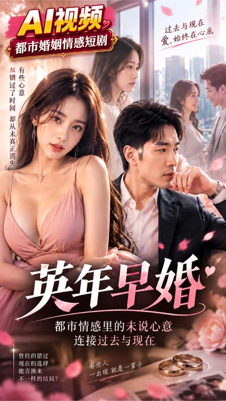 【AI成人视频】英年早婚 都市情感里的未说心意连接过去与现在
