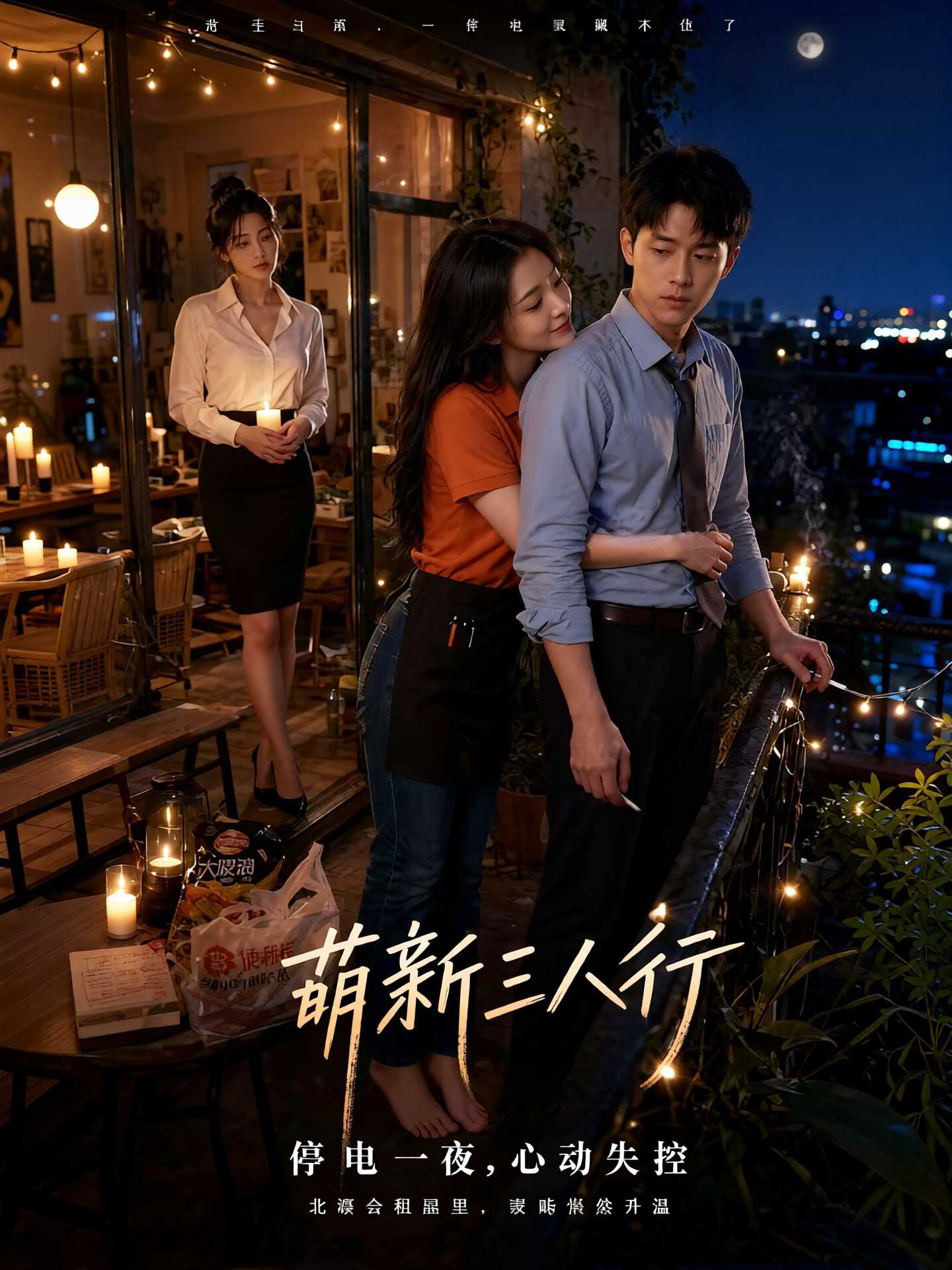【AI成人短】萌新三人行