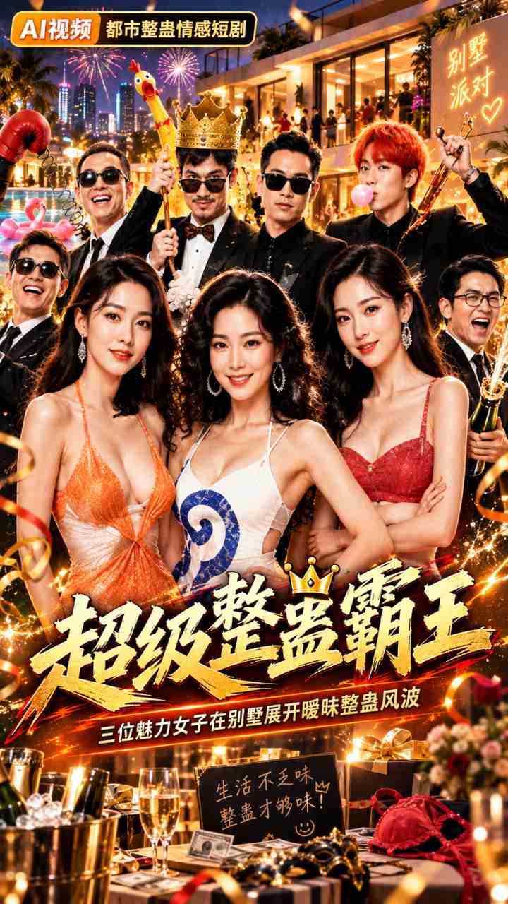 【AI成人视频】超级整蛊霸王 三位魅力女子在别墅展开暧昧整蛊风波