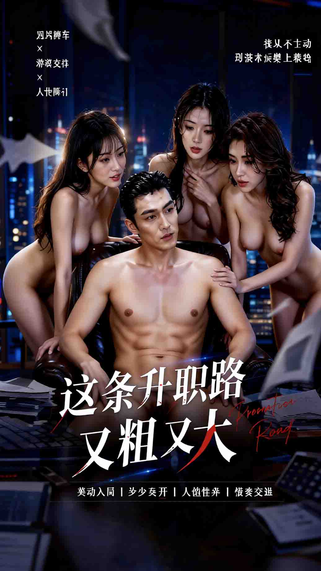 【AI成人短剧】这条升职路又粗又大
