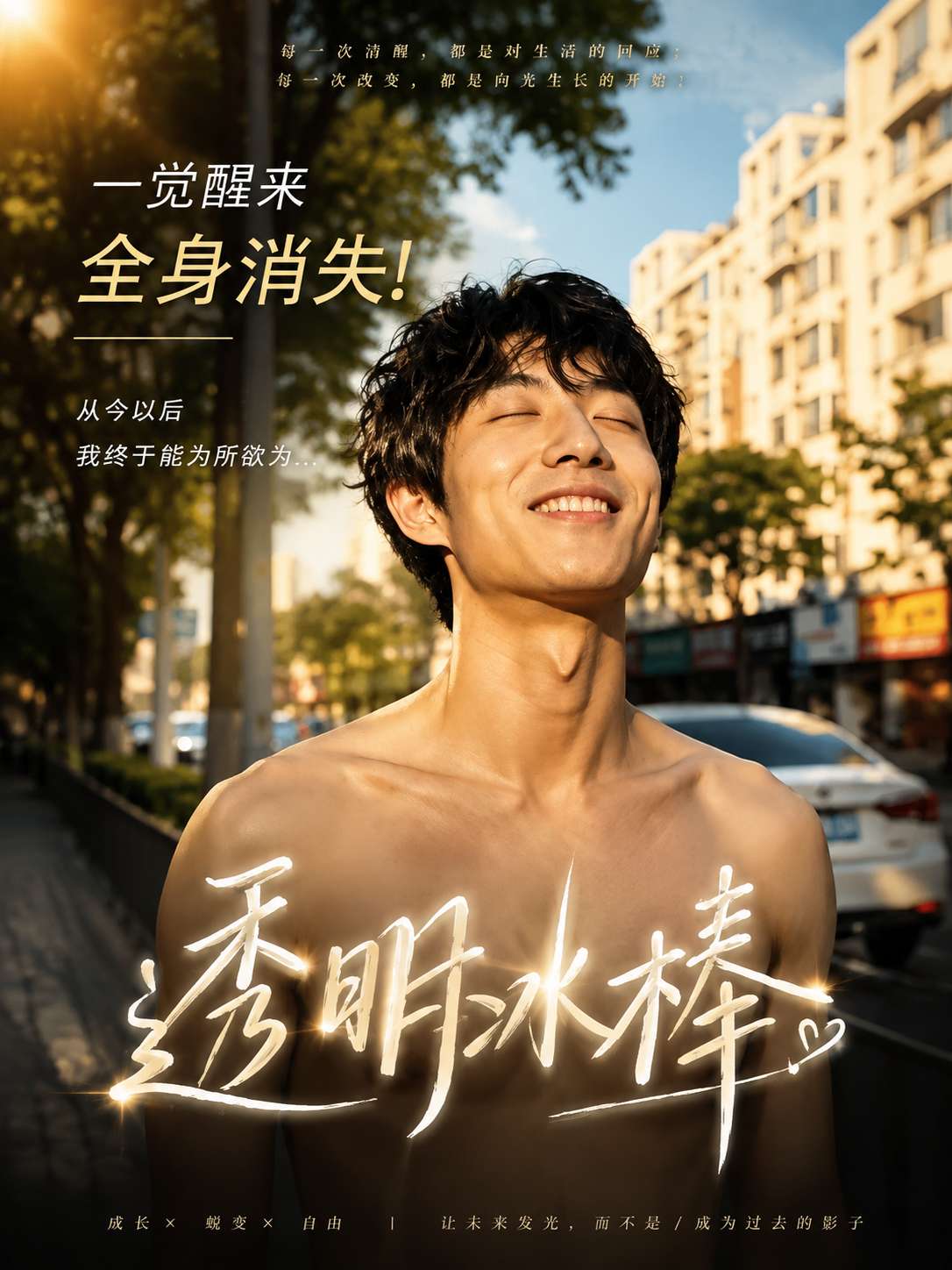 【AI成人短】透明冰棒