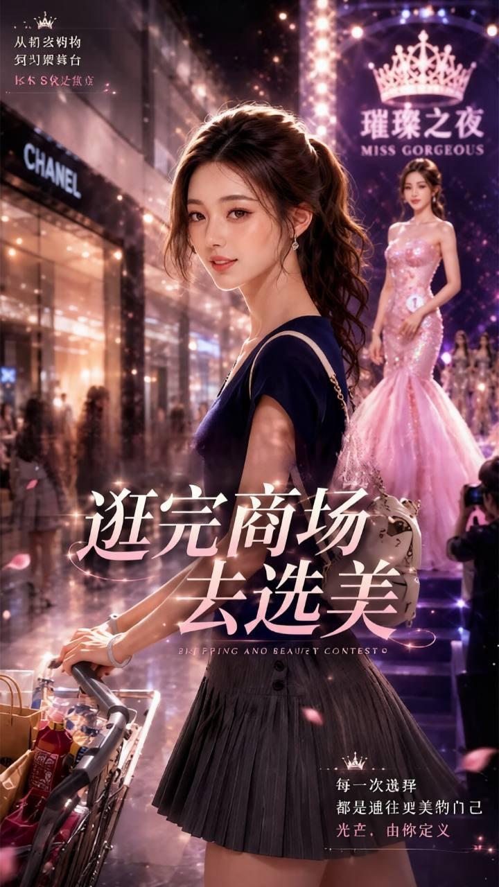 【AI成人视频】逛完商场去选美