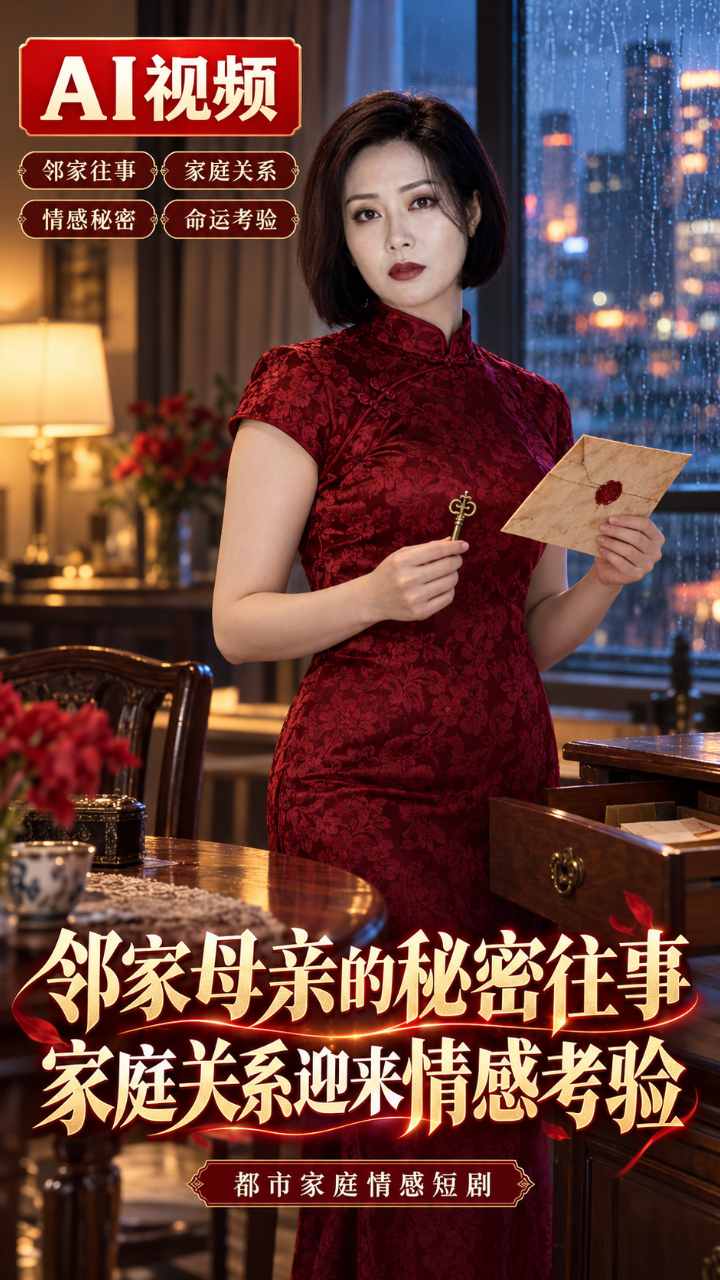 【AI成人视频】邻家母亲的秘密往事 家庭关系迎来情感考验