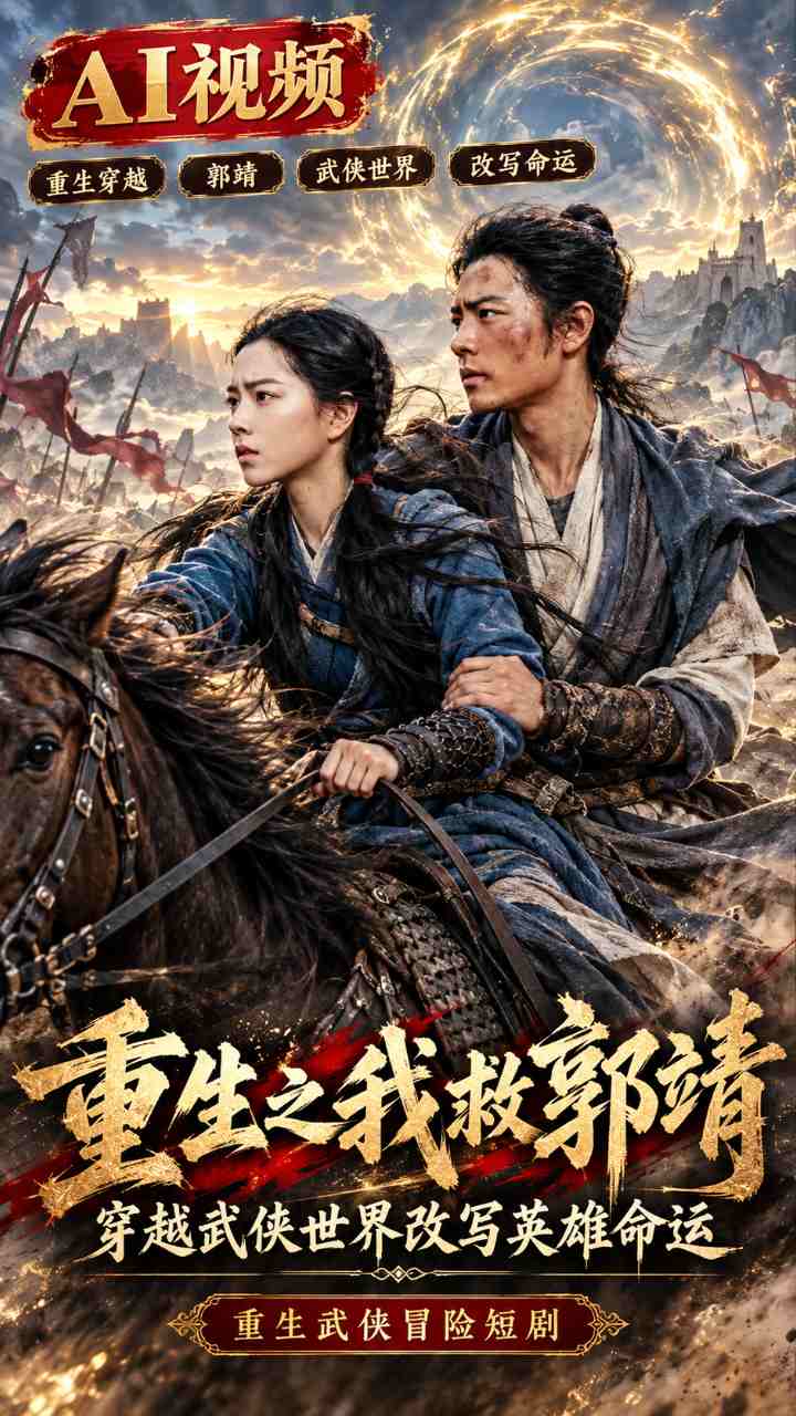 【AI成人视频】重生之我救郭靖 穿越武侠世界改写英雄命运
