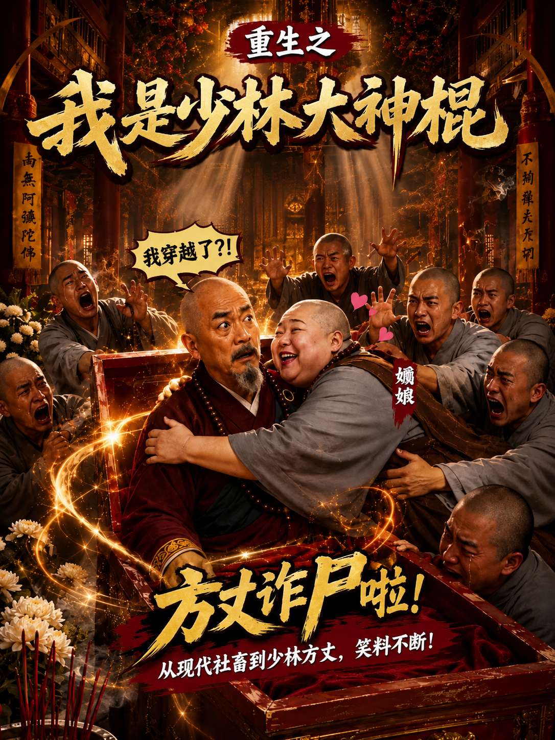 【AI成人短】重生之我是少林大神棍