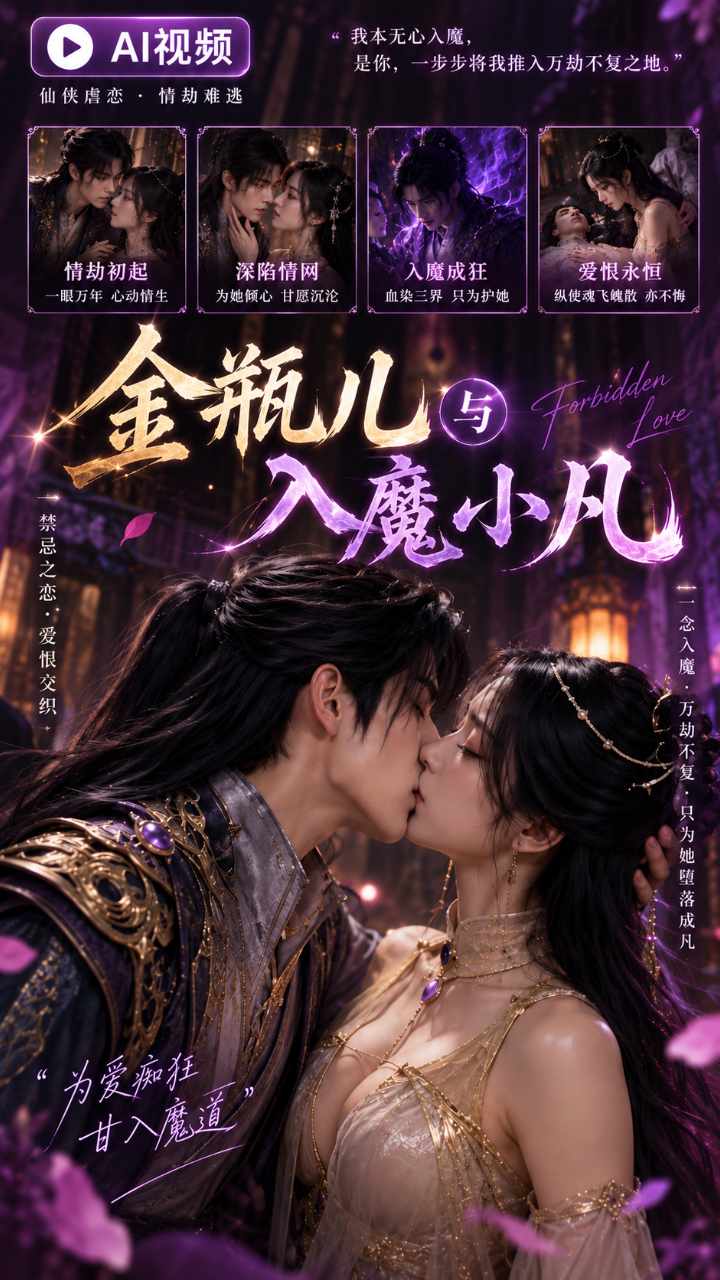 【AI成人视频】金瓶儿与入魔小凡的sex