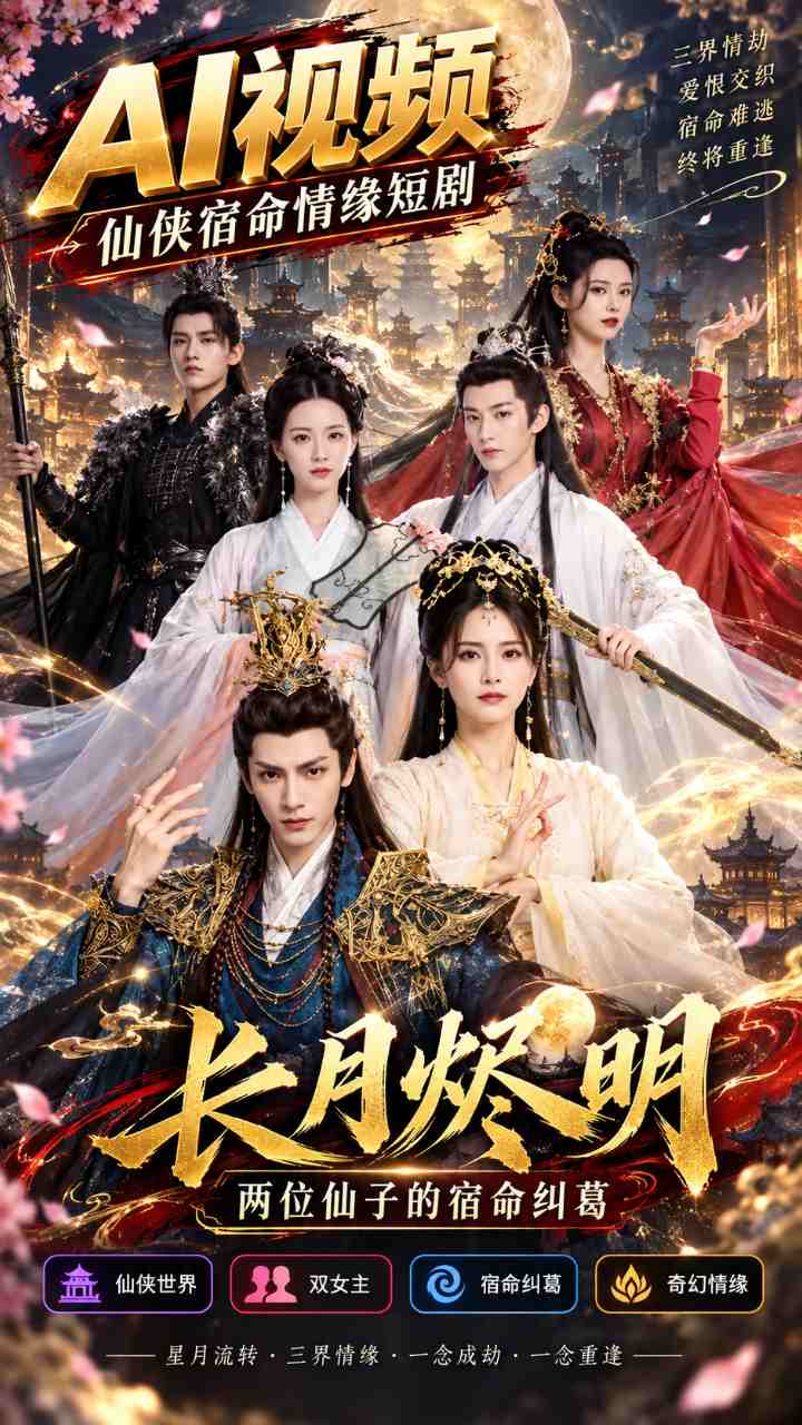 【AI成人视频】长月烬明 两位仙子的宿命纠葛