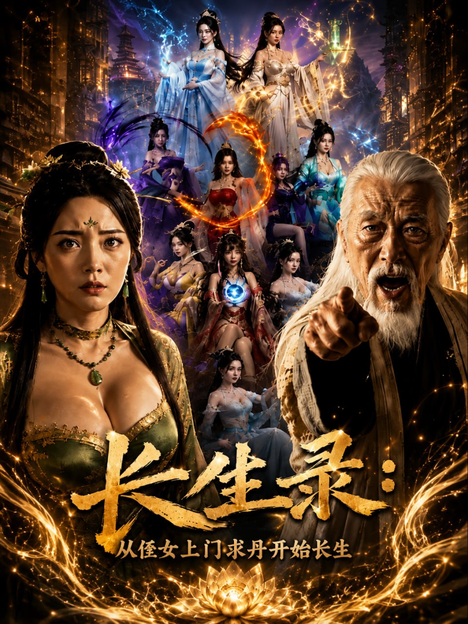 【AI成人漫】长生录