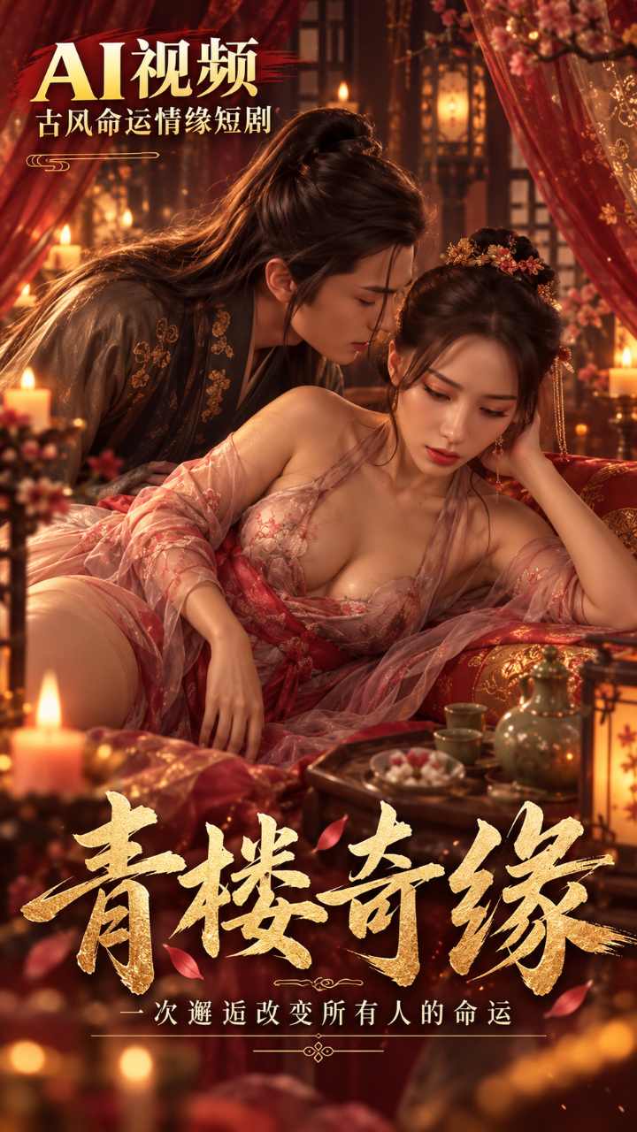 【AI成人视频】青楼奇缘 一次邂逅改变所有人的命运