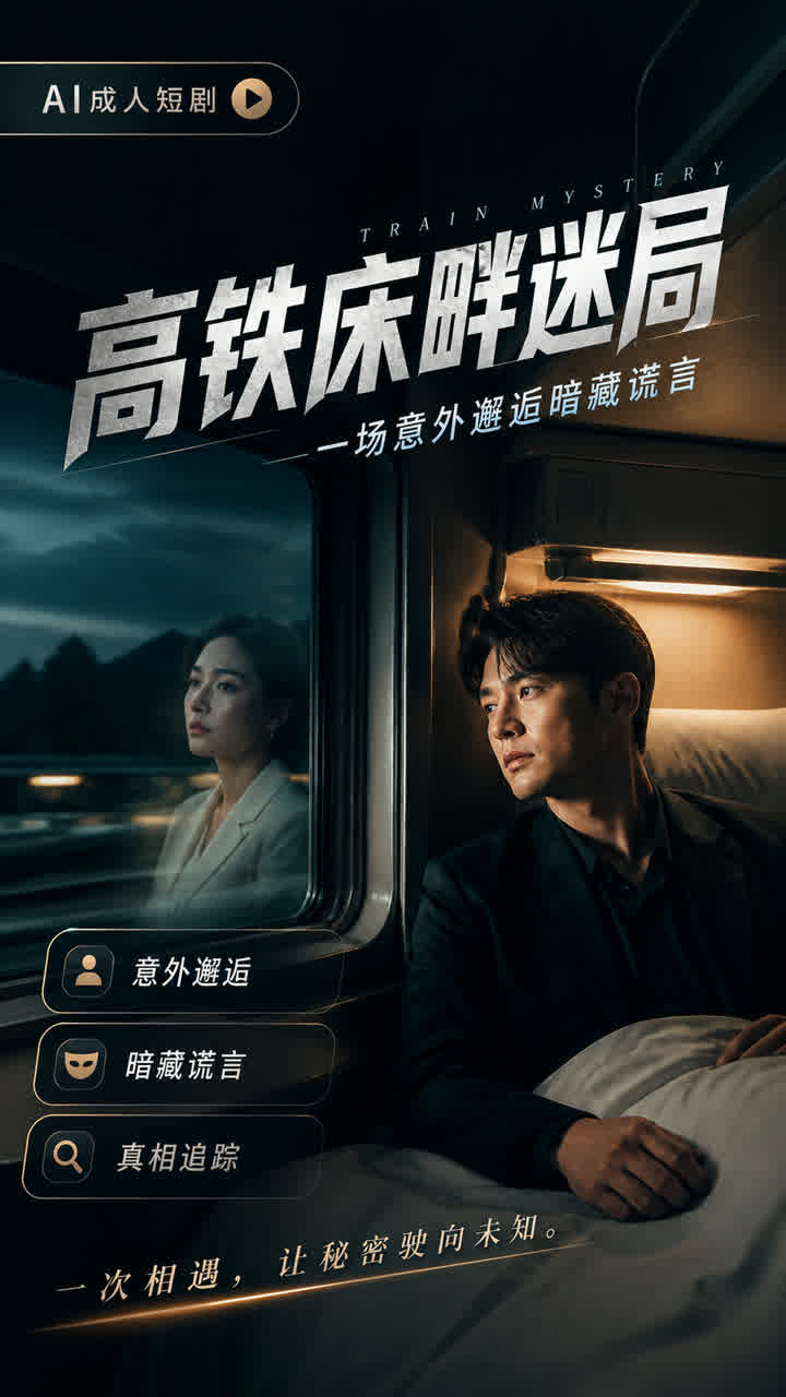【AI成人视频】高铁床畔迷局一场意外邂逅暗藏谎言