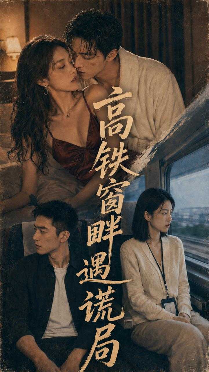 【AI成人短剧】高铁窗畔遇谎局