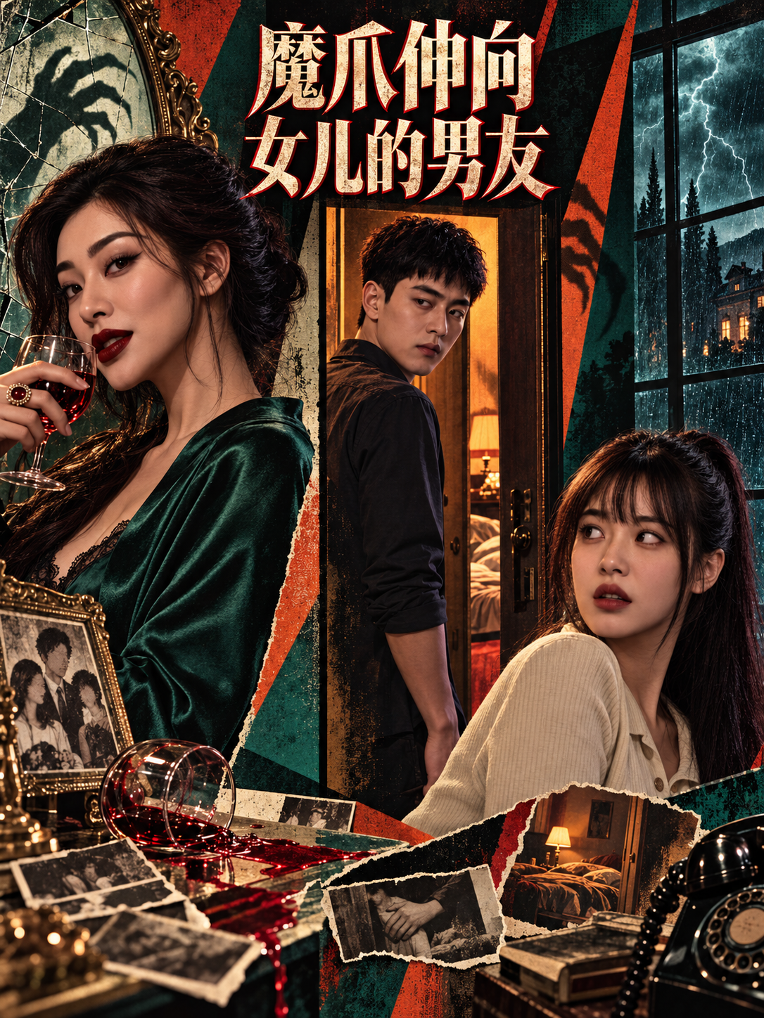 【AI成人短】魔爪伸向女儿的男友