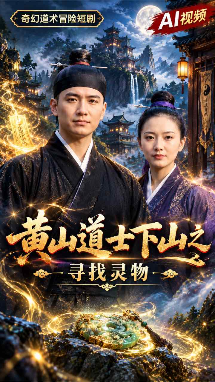 【AI成人视频】黄山道士下山之寻找灵物
