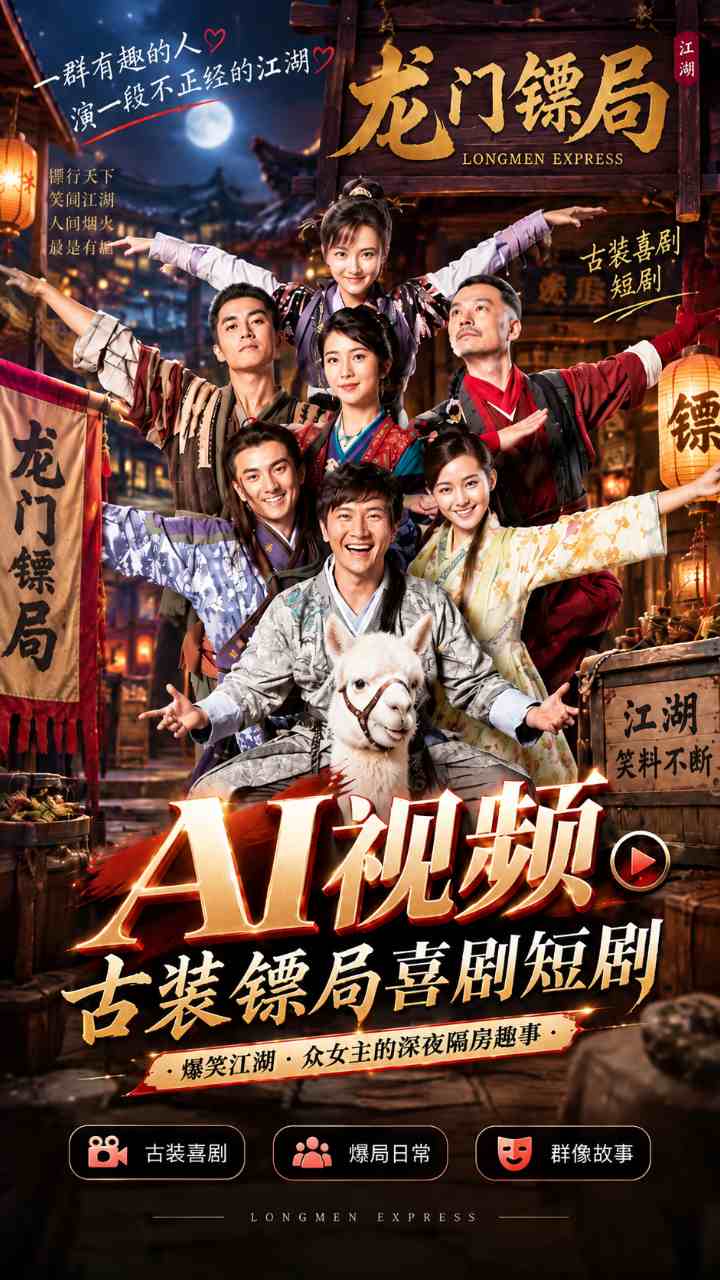 【AI成人视频】龙门镖局 众女主的深夜厢房趣事